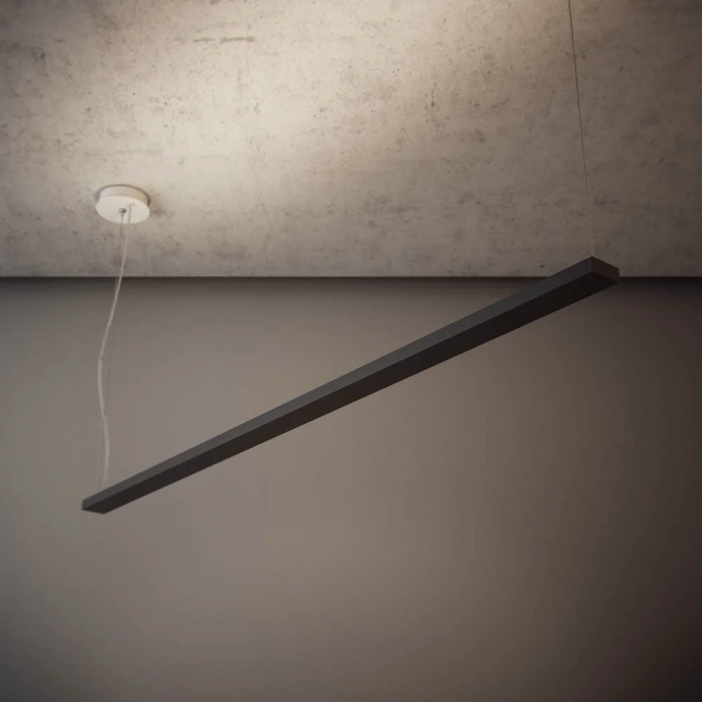 FLATLINE UP SUS is a low-profile suspended LED Profile